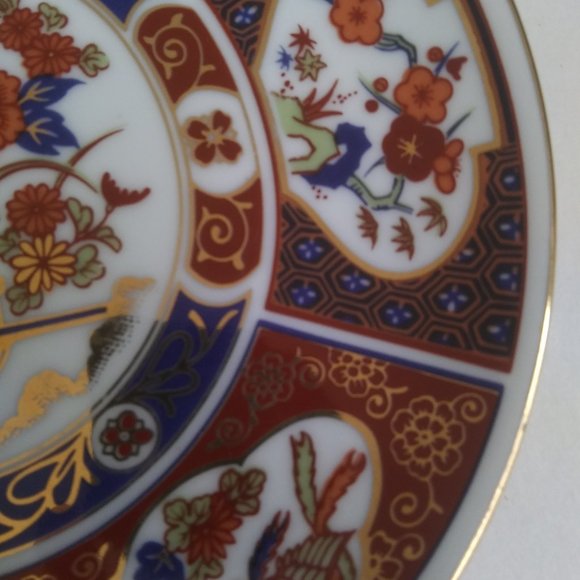 Beautiful decorative Asian plate 6 inch diameter - Picture 10 of 16